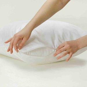 Cotton Zipped Pillow Protectors - Pack of 8