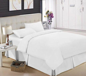 Egyptian Cotton 200 TC White Fitted Sheet