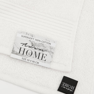 Oasis White Family Set Cotton Towels