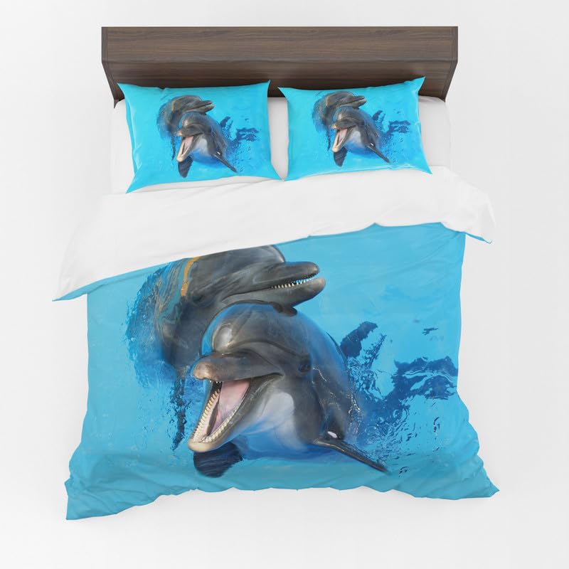 Fish Duvet Cover Set – 2 Dolphins Main image