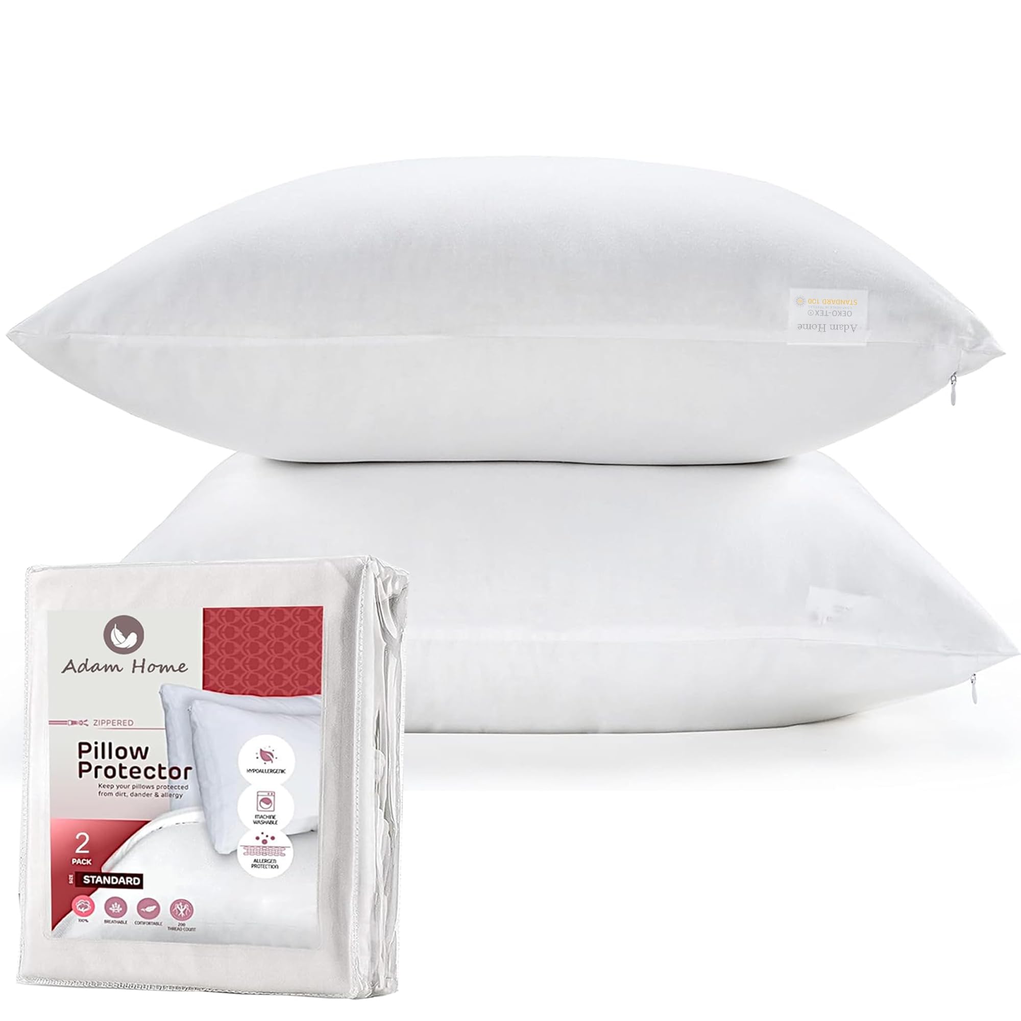 Microfibre Pillow Protectors 50x75 cm – 2 Pack Main image