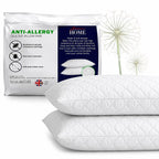 Quilted Pillows 48x74 cm – 2 Pack