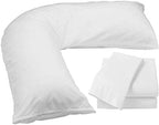 Adam Home V-Shaped Pillow with Pillowcase