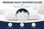 Adam Home Hotel Quality Duck Feather Pillows