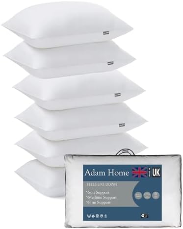 Adam Home Hotel Quality Twin Pillows - Soft Support
