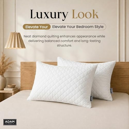 Adam Home Premium Quilted Pillows
