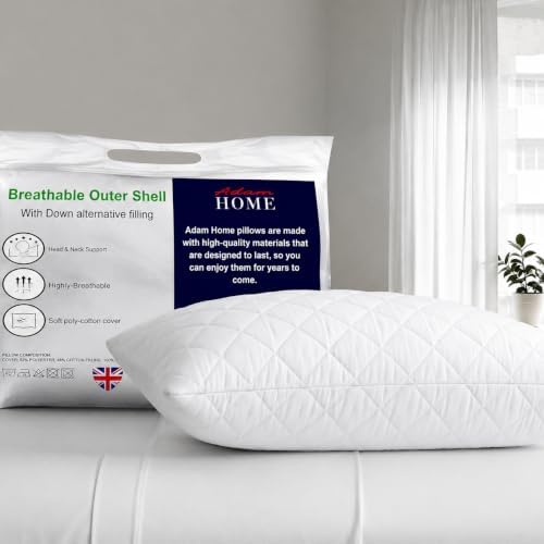 Adam Home Premium Quilted Pillows
