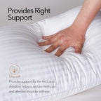 Adam Home Hotel Quality Stripe Pillows