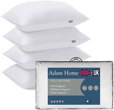 Adam Home Hotel Quality Twin Pillows - Soft Support