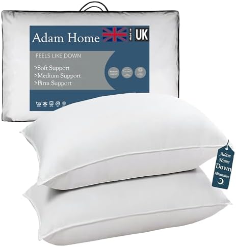 Adam Home Hotel Quality Twin Pillows - Soft Support Secondary image