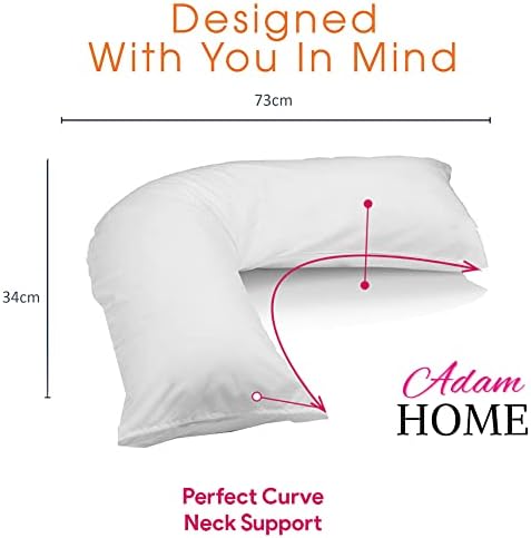 Adam Home V-Shaped Pillow with Pillowcase