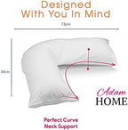 Adam Home V-Shaped Pillow with Pillowcase
