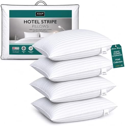 Adam Home Hotel Quality Stripe Pillows