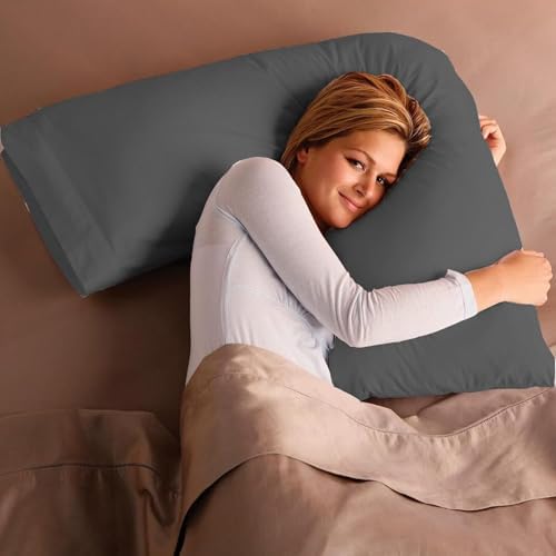 Adam Home V-Shaped Pillow with Pillowcase
