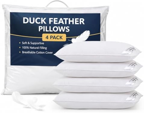 Adam Home Hotel Quality Duck Feather Pillows