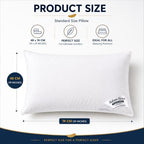 Adam Home Hotel Quality Duck Feather Pillows