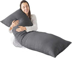 Adam Home Bolster Pillow with Removable Case - Full Body Support