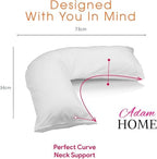 Adam Home V-Shaped Pillow with Pillowcase