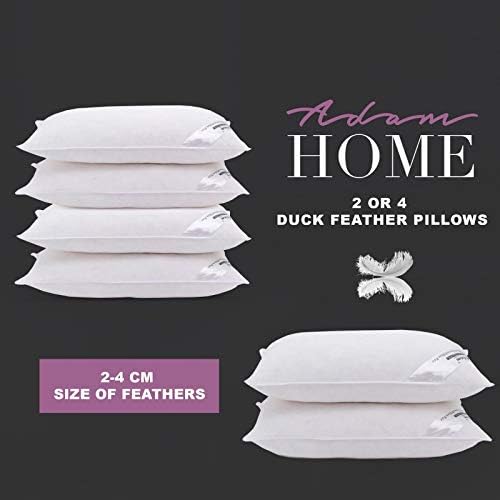 Adam Home Hotel Quality Duck Feather Pillows