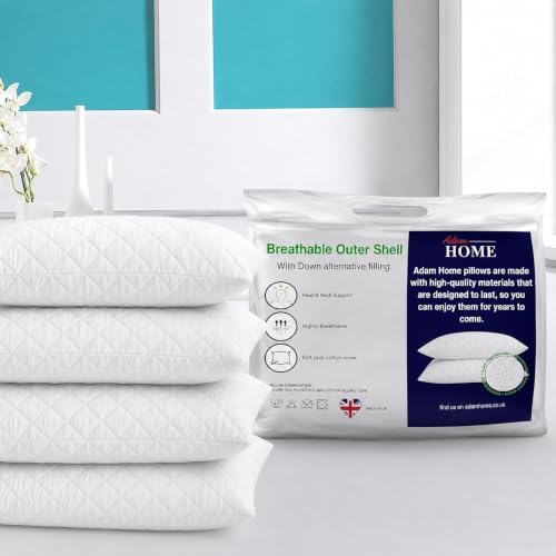 Adam Home Premium Quilted Pillows