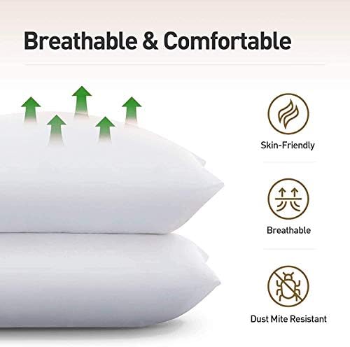 Adam Home Hotel Quality Twin Pillows - Soft Support