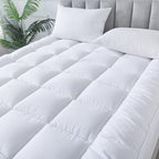 Adam Home Quilted Mattress Topper - Extra Deep with Corner Straps