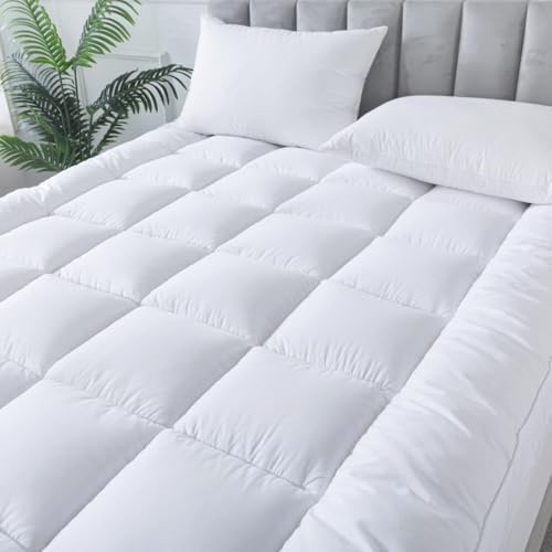 Adam Home Quilted Mattress Topper - Extra Deep with Corner Straps