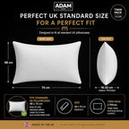 Adam Home Hotel Quality Textured Pillows