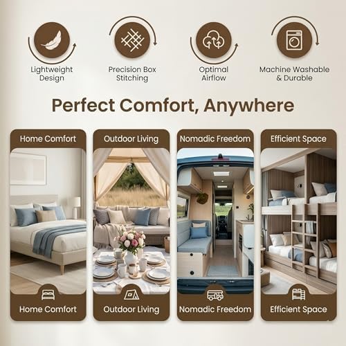 Adam Home Quilted Mattress Topper - Extra Deep with Corner Straps