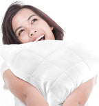 Adam Home Cushion Inserts 30cm x 45cm (12" x 18" inches) 4 Pack Hotel Quality Polycotton Quilted Cover Hypoallergenic Fluffy White Cushions Inner Bounce Back Hollowfibre Cushion Pads for Sofa
