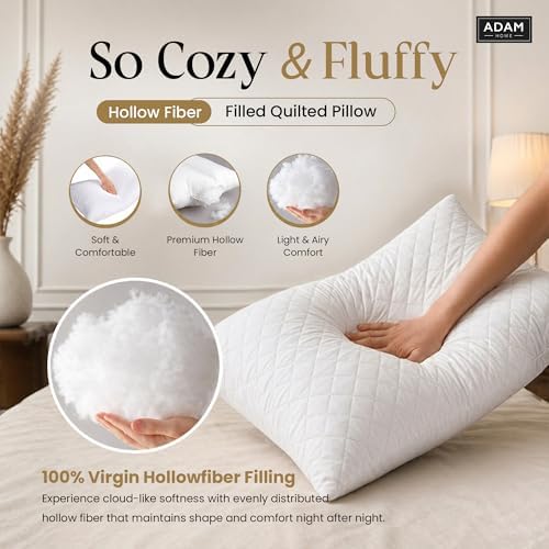 Adam Home Premium Quilted Pillows