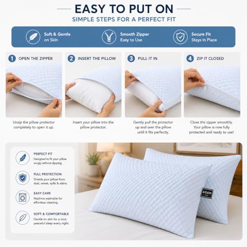 Adam Home Pillow Protectors (50 x 75 cm)