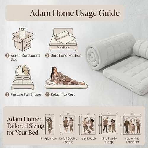 Adam Home Quilted Mattress Topper - Extra Deep with Corner Straps