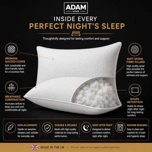 Adam Home Hotel Quality Textured Pillows