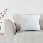 Adam Home Cushion Inserts 30cm x 45cm (12" x 18" inches) 4 Pack Hotel Quality Polycotton Quilted Cover Hypoallergenic Fluffy White Cushions Inner Bounce Back Hollowfibre Cushion Pads for Sofa