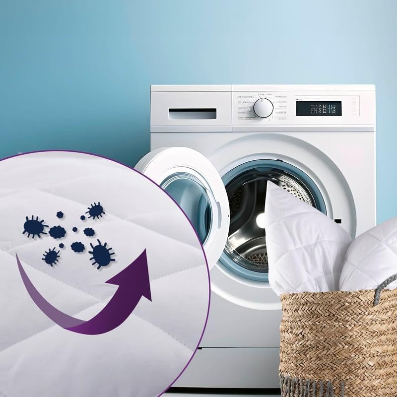 Adam Home Cushion Inserts 30cm x 45cm (12" x 18" inches) 4 Pack Hotel Quality Polycotton Quilted Cover Hypoallergenic Fluffy White Cushions Inner Bounce Back Hollowfibre Cushion Pads for Sofa