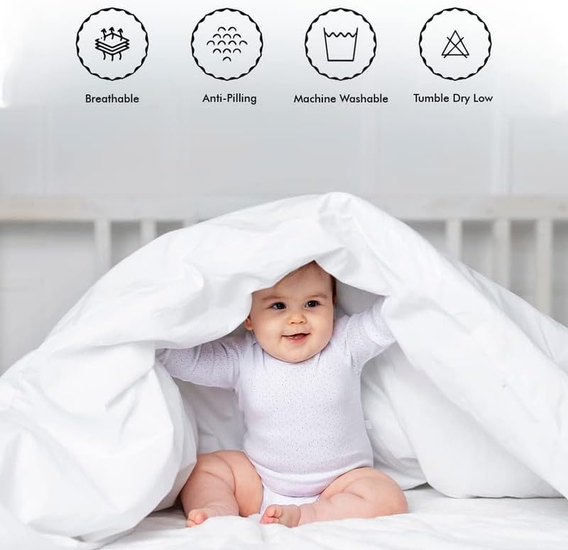Adam Home Toddler Duvet 4.5 Tog – 100% Microfibre 120x150 cm
