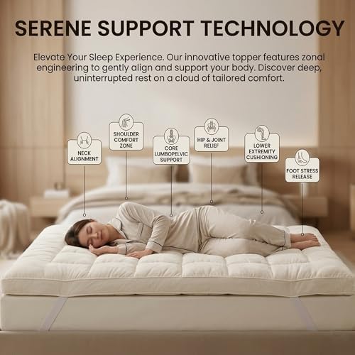 Adam Home Quilted Mattress Topper - Extra Deep with Corner Straps