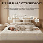 Adam Home Quilted Mattress Topper - Extra Deep with Corner Straps