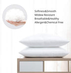 Adam Home Hotel Quality Twin Pillows - Soft Support