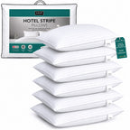 Satin Stripe Pillows 48x74 cm – 6 Pack