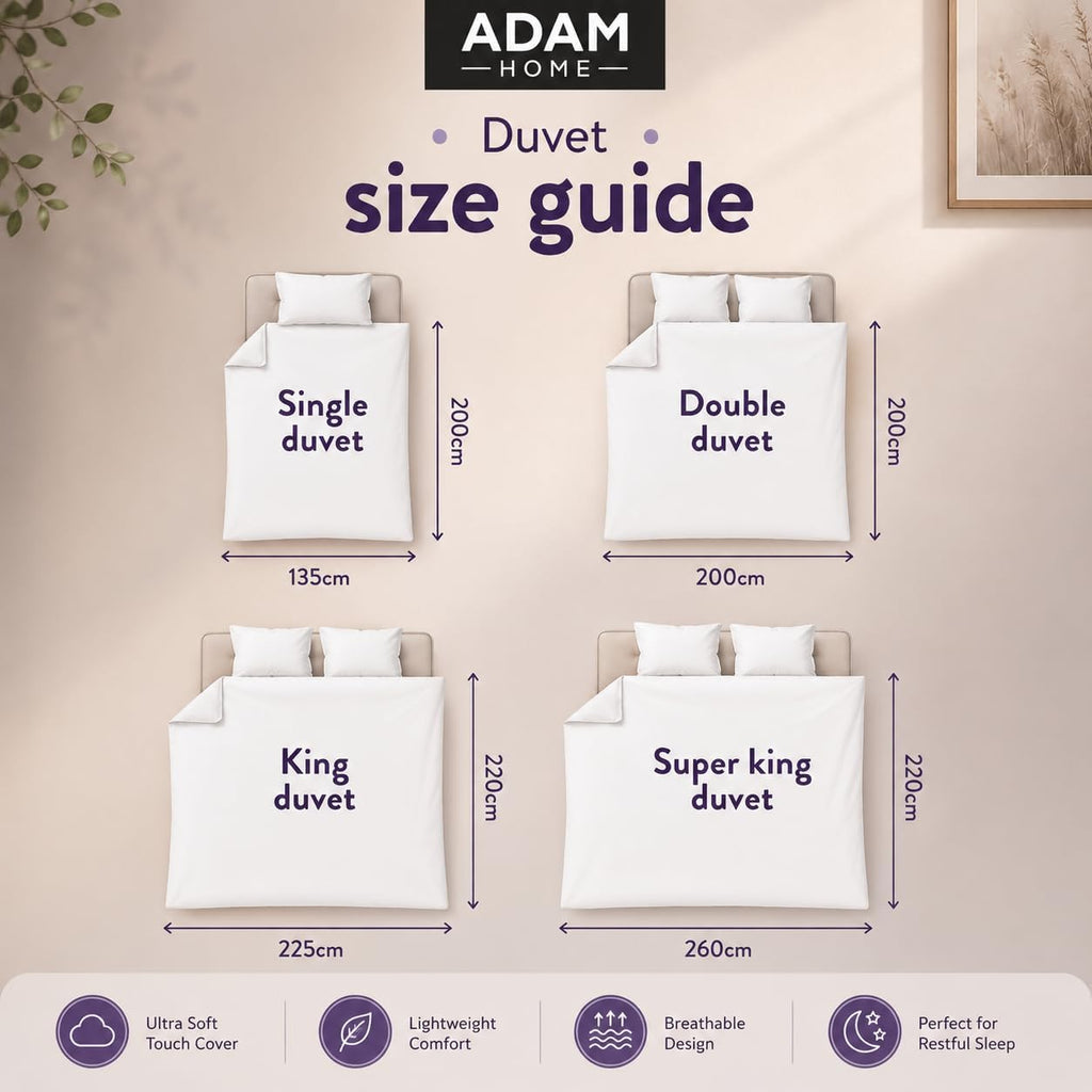Adam Home Microfibre Duvet - All Seasons