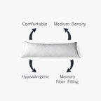 Adam Home Bolster Pillow with Removable Case - Full Body Support