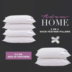 Adam Home Hotel Quality Duck Feather Pillows