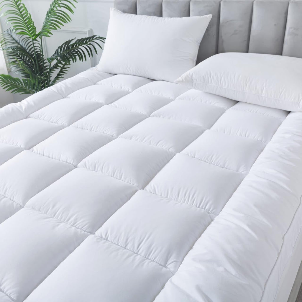 Adam Home Quilted Mattress Topper - Extra Deep with Corner Straps