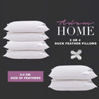 Adam Home Hotel Quality Duck Feather Pillows