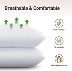 Adam Home Hotel Quality Twin Pillows - Soft Support