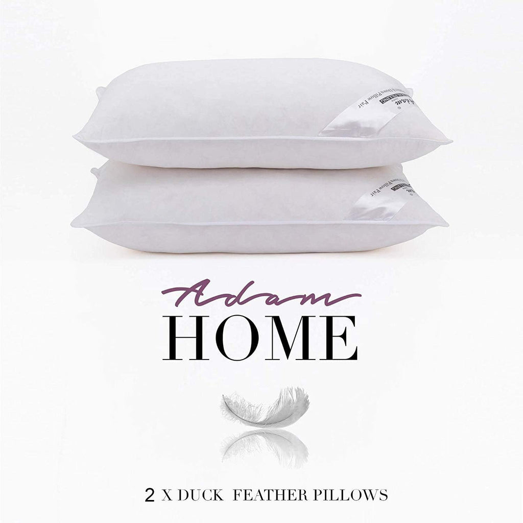 Adam Home Hotel Quality Duck Feather Pillows
