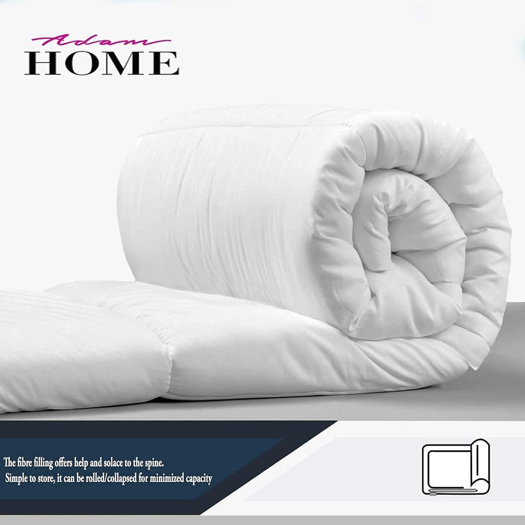 Adam Home Single Bed Mattress Topper (90x190 + 5 cm) – 2 Inch / 5 cm Thick