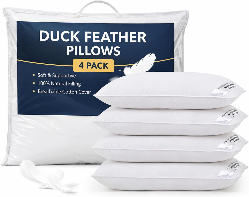 Adam Home Hotel Quality Duck Feather Pillows